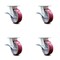 Service Caster 6 Inch Kingpinless Poly on Aluminum Wheel Caster Brakes 2 Swivel Locks SCC, 4PK SCC-KP30S620-PAR-SLB-BSL-2-SLB-2 - alternate 1